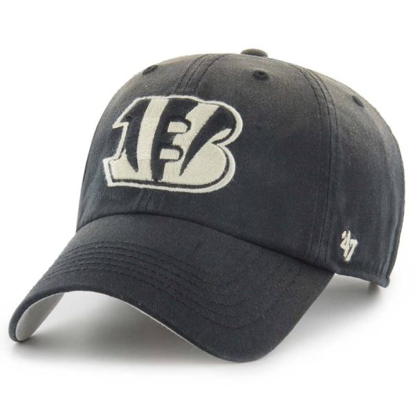 Cincinnati Bengals Jerseys Shop – men8217s 821747 black cincinnati bengals dusted relaxed clean up adjustable hat Collection for True Fans