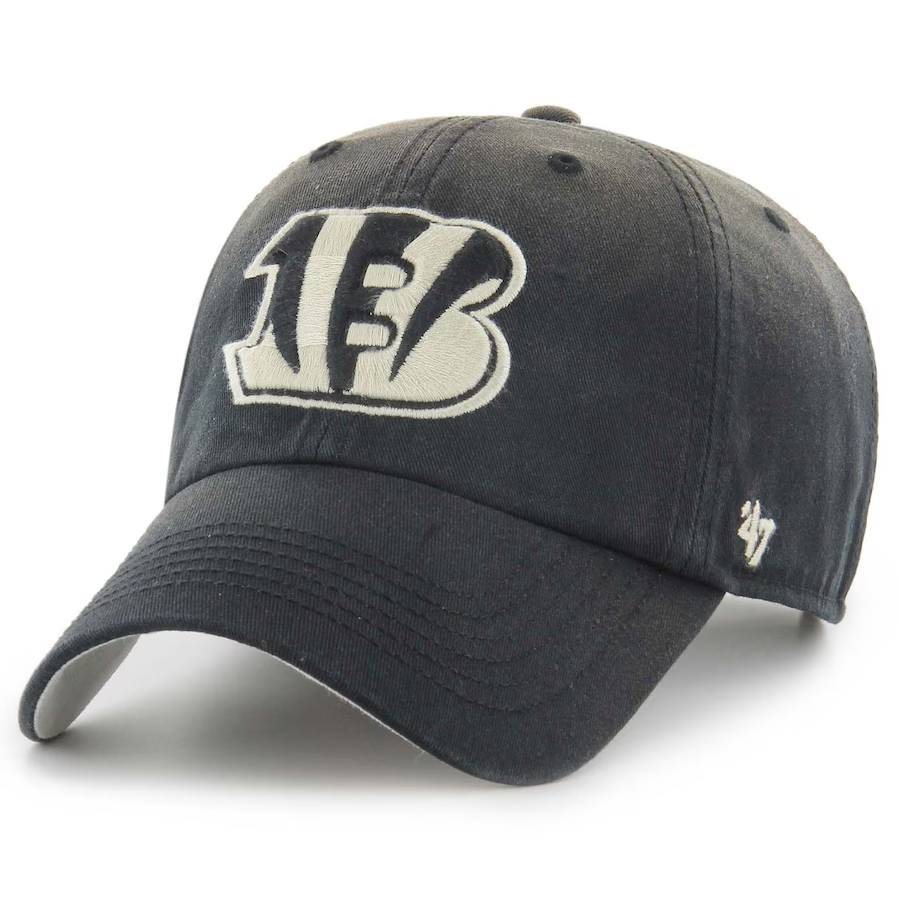 Cincinnati Bengals Jerseys Shop – men8217s 821747 black cincinnati bengals dusted relaxed clean up adjustable hat Collection for True Fans