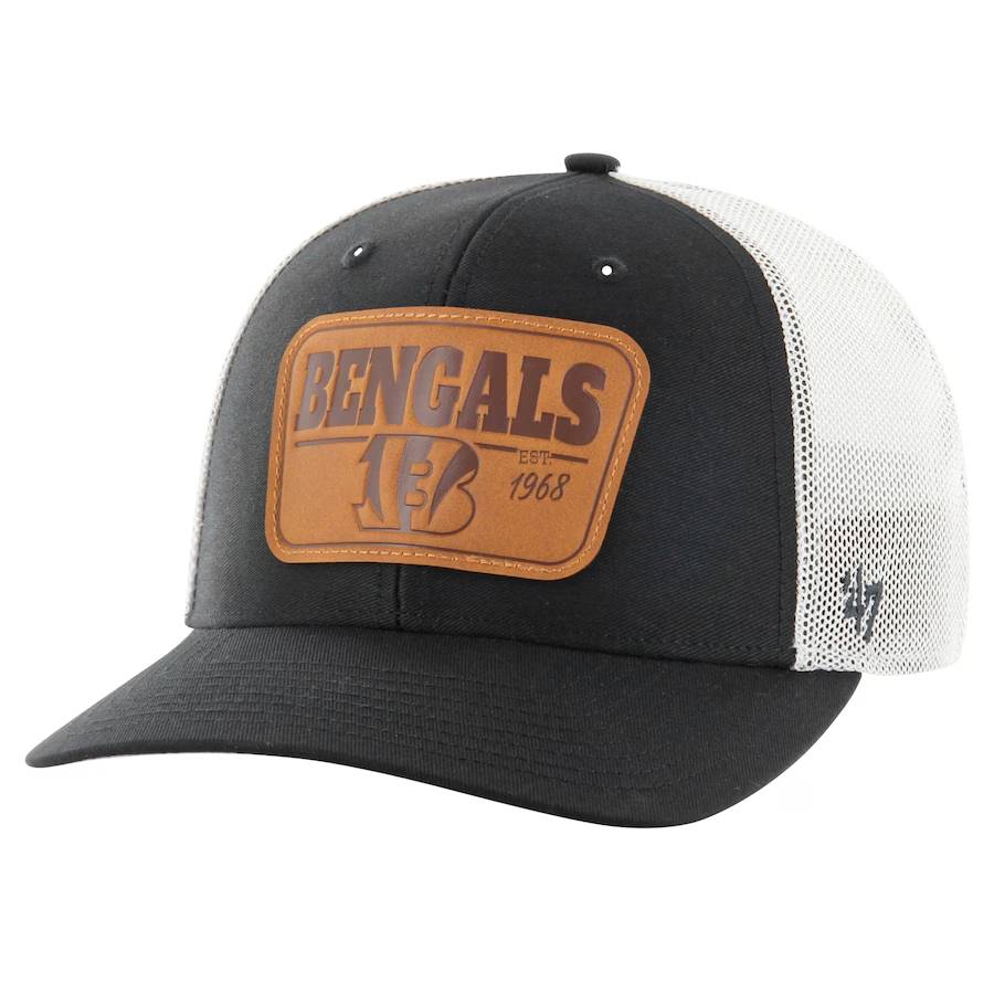 Cincinnati Bengals Jerseys Shop – men8217s 821747 blackwhite cincinnati bengals thrash trophy flex hat Collection for True Fans