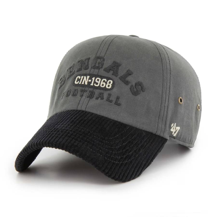 Cincinnati Bengals Jerseys Shop – men8217s 821747 charcoal cincinnati bengals ridgeway clean up adjustable hat Collection for True Fans