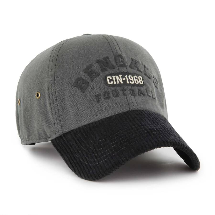 Cincinnati Bengals Jerseys Shop – men8217s 821747 charcoal cincinnati bengals ridgeway clean up adjustable hat Collection for True Fans