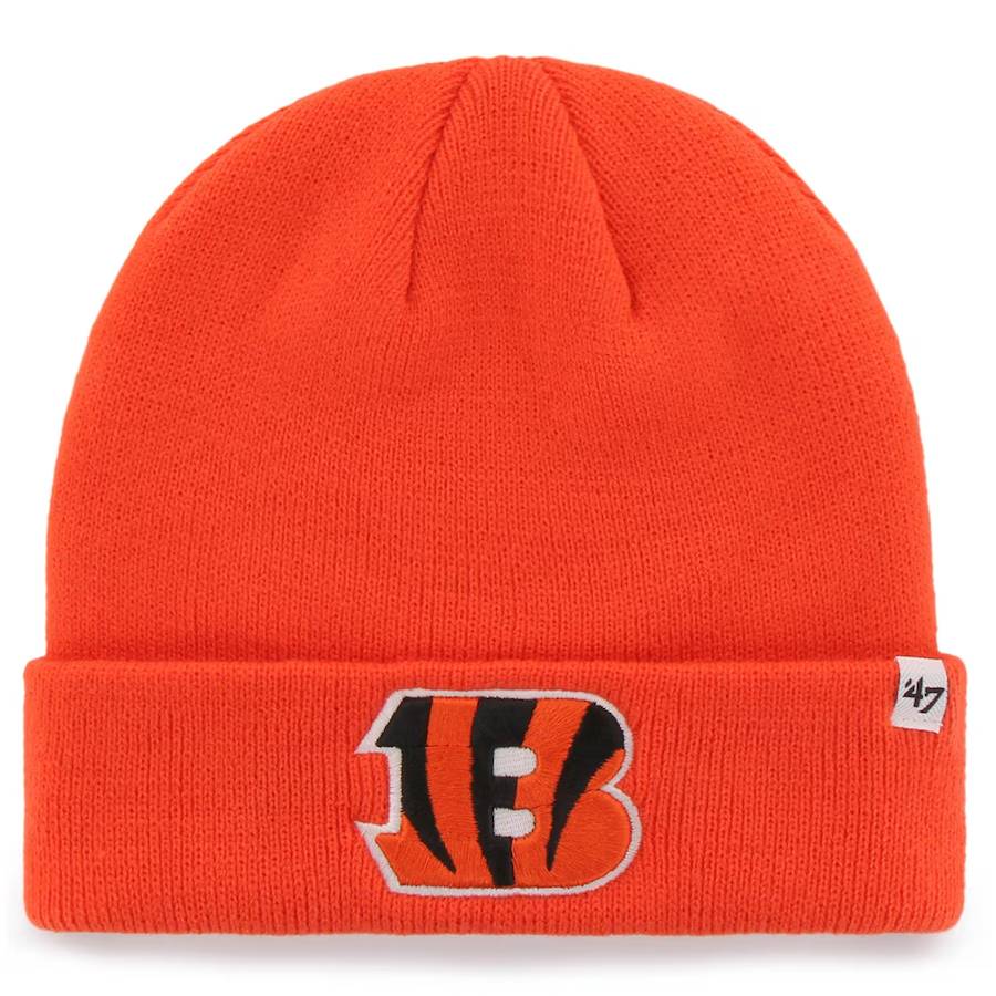 Cincinnati Bengals Jerseys Shop – men8217s 821747 orange cincinnati bengals secondary basic cuffed knit hat Collection for True Fans