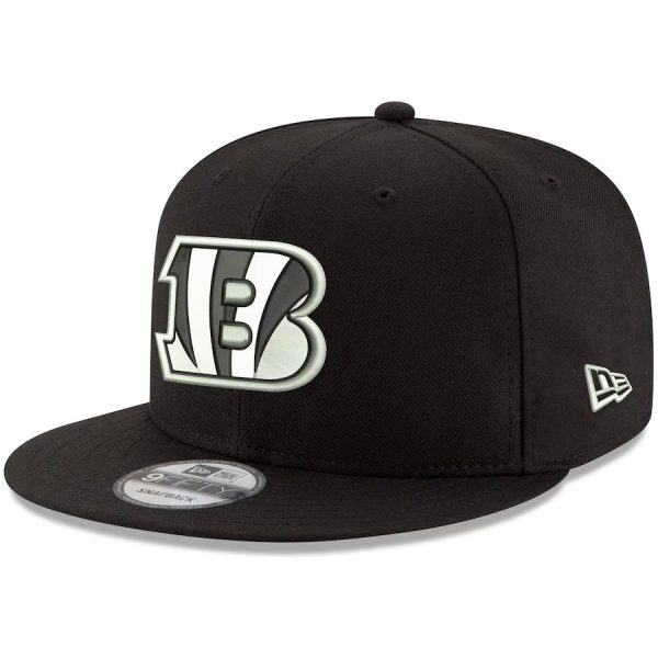 Cincinnati Bengals Jerseys Shop – men8217s new era black cincinnati bengals b-dub 9fifty adjustable hat Collection for True Fans