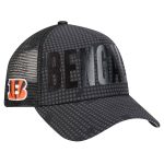 Cincinnati Bengals Jerseys Shop – men8217s new era black cincinnati bengals midnight ink tonal text a-frame trucker 9forty adjustable hat Collection for True Fans
