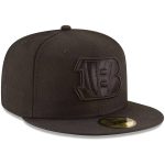 Cincinnati Bengals Jerseys Shop – men8217s new era cincinnati bengals black on black 59fifty fitted hat Collection for True Fans