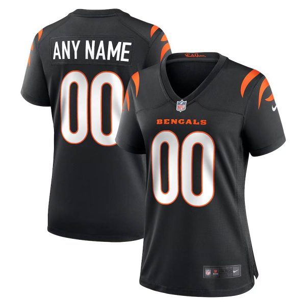Cincinnati Bengals Jerseys Shop – women8217s nike black cincinnati bengals game custom jersey Collection for True Fans