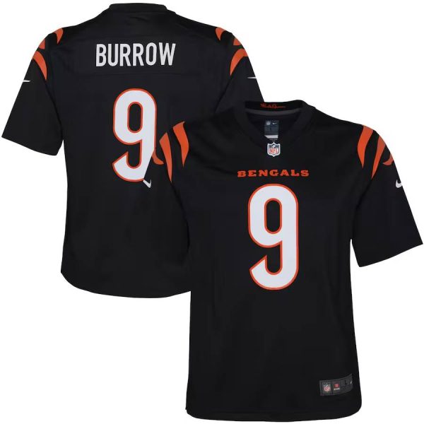 Cincinnati Bengals Jerseys Shop – youth nike joe burrow black cincinnati bengals game jersey Collection for True Fans
